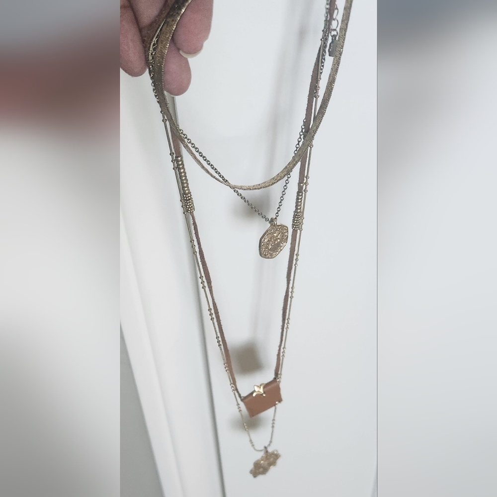 Free people Layered Pocket necklace